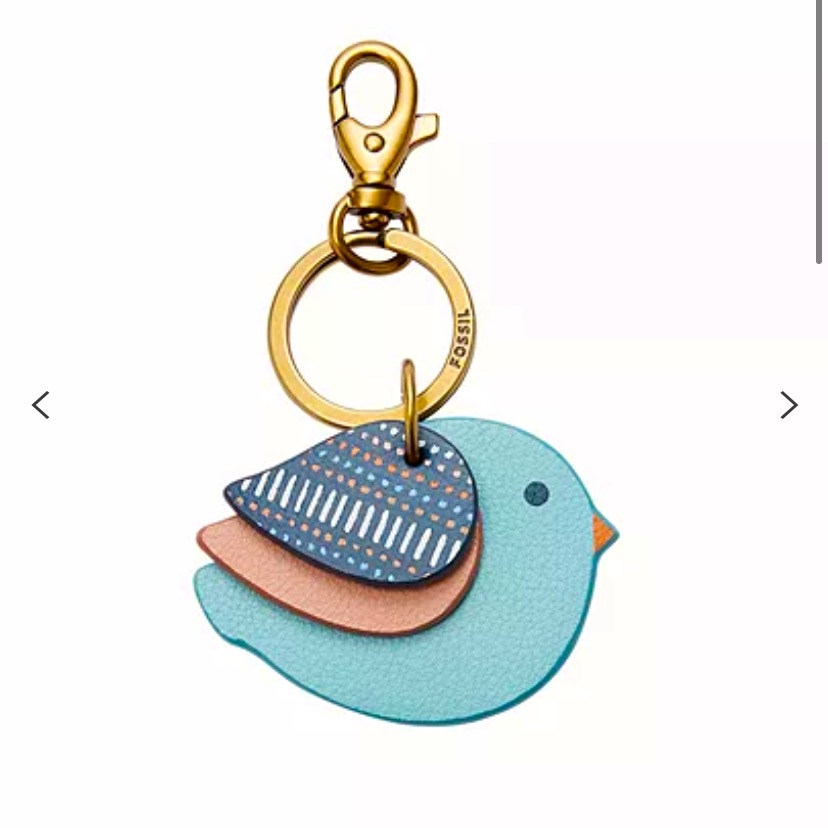 Fossil Sofia Bird Keyfob